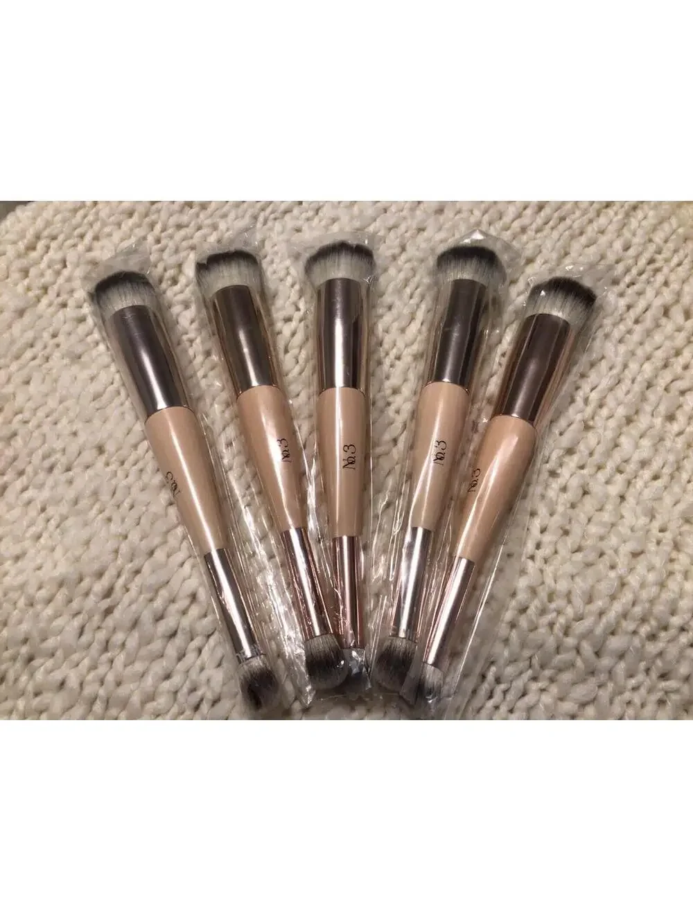 NEW Doll 10 - No. 3 CONCEAL + COVER Vegan Brushes !! 5 pc. Brush Set !!